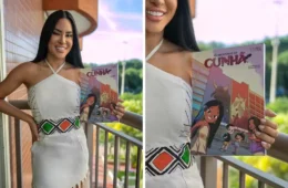 Isabelle Nogueira lança o livro ‘As Aventuras da Cunhã’ ao lado de famosos; veja fotos