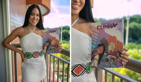 Isabelle Nogueira lança o livro ‘As Aventuras da Cunhã’ ao lado de famosos; veja fotos