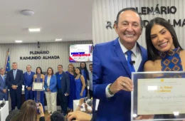 Marciele Albuquerque recebe título de Cidadã Parintinense; veja momento