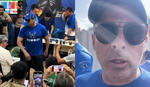 Presidente do Caprichoso dispara após abandonar apuração: ‘os caras querem f** o Festival’