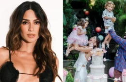 Thaila Ayala surpreende nas redes ao dizer que filho não suporta a irmã: ‘finge que não existe’