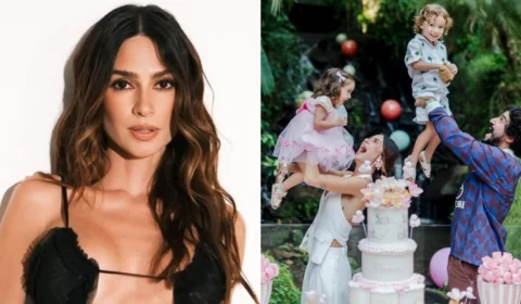Thaila Ayala surpreende nas redes ao dizer que filho não suporta a irmã: ‘finge que não existe’