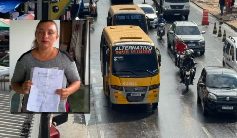 ‘Vou passar por cima’: mãe atípica é barrada e ameaçada por motorista de ‘amarelinho’ em Manaus