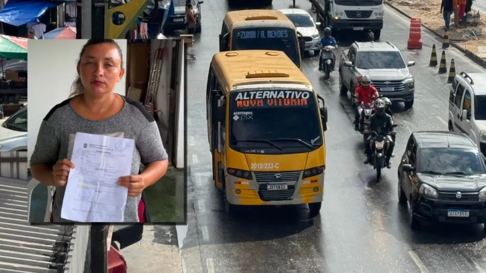 ‘Vou passar por cima’: mãe atípica é barrada e ameaçada por motorista de ‘amarelinho’ em Manaus