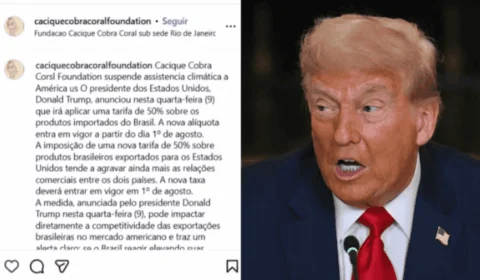 Cacique Cobra Coral corta ‘assistência climática’ aos EUA após tarifa de Trump