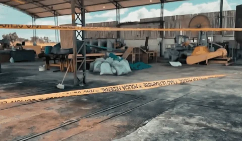 PF fecha laboratório clandestino que tratava ouro de garimpos ilegais em Roraima