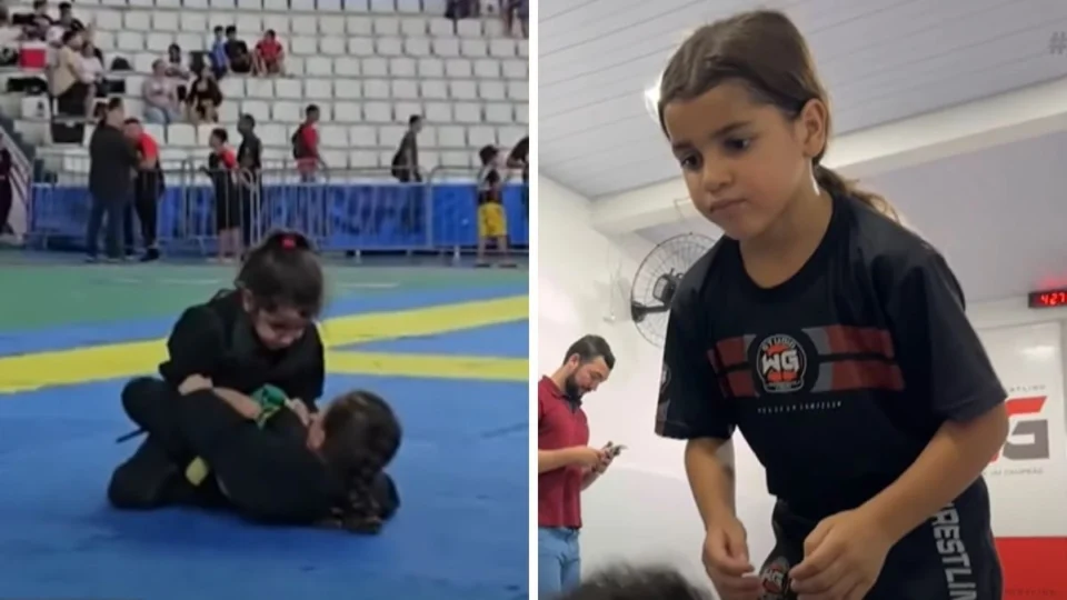 Atleta de 6 anos coleciona vitórias e é uma das promessas das lutas no Amazonas: ‘Ela é uma estrela’