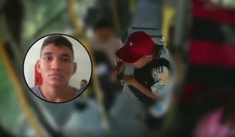 Vídeo mostra assalto a ônibus da linha 641 em Manaus; polícia pede ajuda para localizar suspeitos