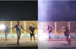 Raio assusta jovens durante ensaio em quadra de Manaus; veja vídeo