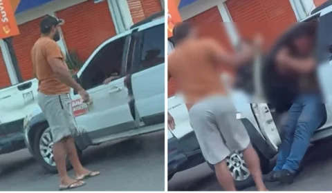 VÍDEO: taxista é agredido por homem após ‘buzinada’ na avenida Brasil, em Manaus; cena gera revolta