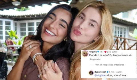 Comentário de Virginia Fonseca em publicação de Duda Freire agita rumores de romance: ‘sou sua’