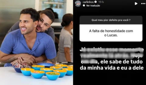 Carlinhos Maia admite ser desonesto após trair Lucas Guimarães: ‘ele sabe de tudo’