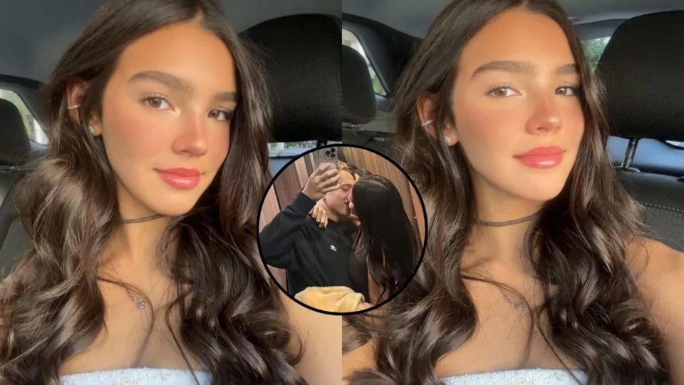 Duda Guerra, ex de Benício Huck, posa aos beijos com novo namorado milionário e web reage: ‘ela tem um padrão’