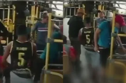 Homens assaltam ônibus e assustam passageiros em Manaus; polícia pede ajuda para localizar suspeitos