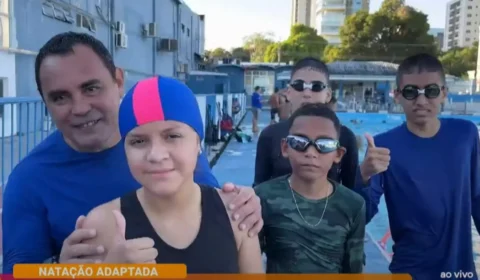 Projeto de natação adaptada promove inclusão e revela talentos em Manaus