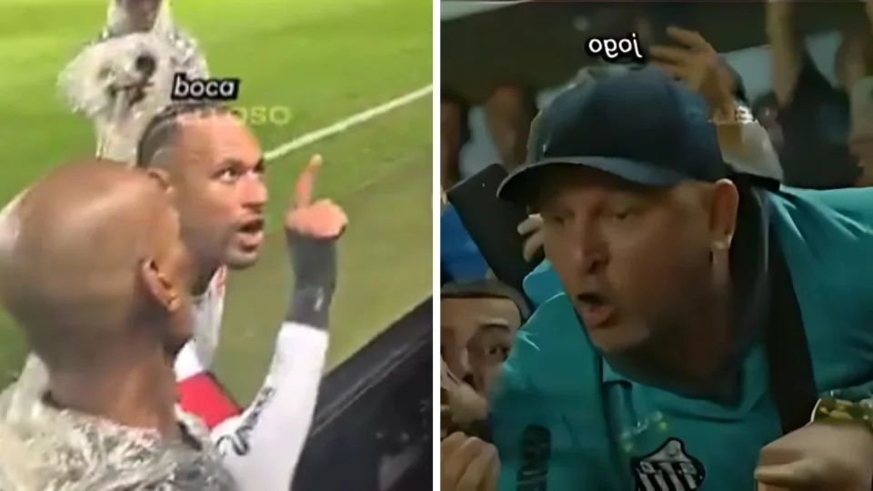 Neymar xinga torcedor do Santos após cobranças; veja vídeo