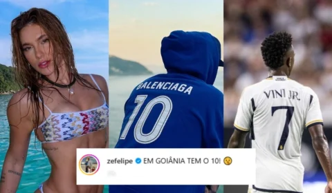 Zé Felipe posta ‘indireta’ após suposto romance entre Virginia e Vini Jr: ‘em Goiânia tem o 10’