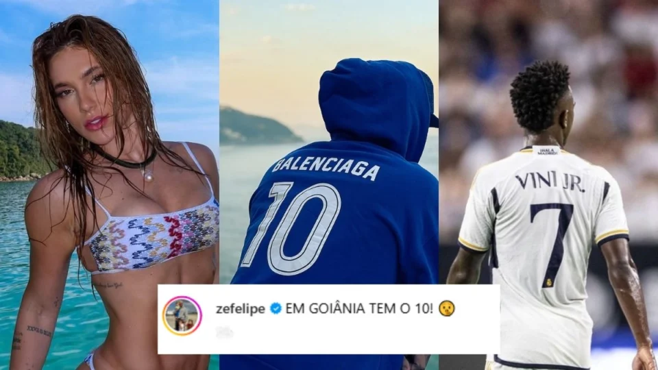 Zé Felipe posta ‘indireta’ após suposto romance entre Virginia e Vini Jr: ‘em Goiânia tem o 10’