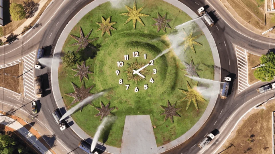 Vandalismo: relógio de flores de Palmas (TO) é alvo de depredação