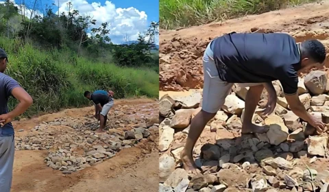 Moradores da comunidade Taboca restauram estrada intrafegável e denunciam abandono
