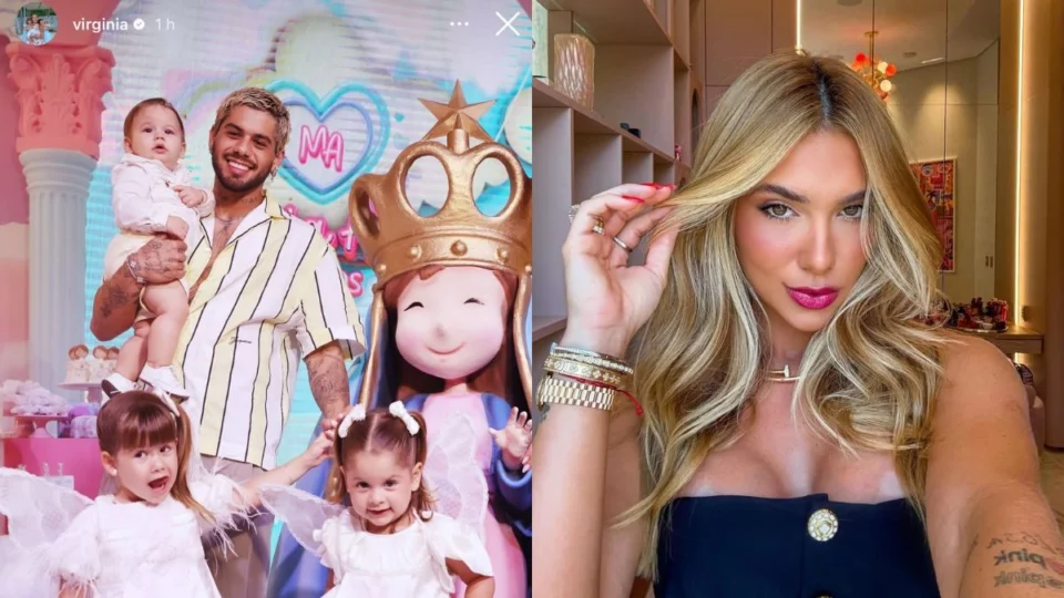 Zé Felipe se manifesta após cobrança sobre homenagem de Virginia no Dia dos Pais: ‘estou bloqueado’