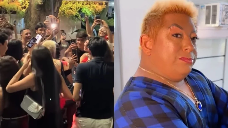 Famosa? Patixa arrasta multidão de jovens no Pará e quase não consegue andar em ruas; veja vídeo