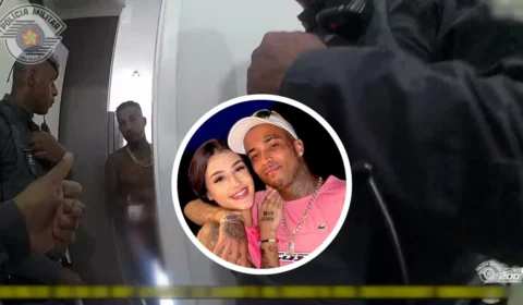 Traiu após o acidente? Vídeo mostra Gato Preto nu e com duas mulheres ao ser detido após batida de carro