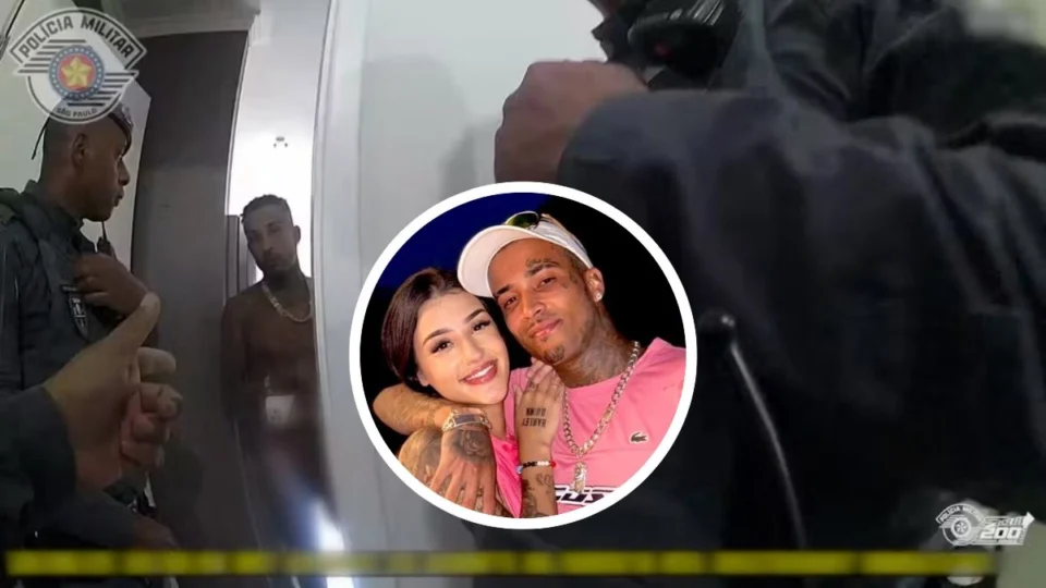 Traiu após o acidente? Vídeo mostra Gato Preto nu e com duas mulheres ao ser detido após batida de carro