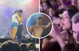 Homem trai namorada diante de multidão no show de Nattan por R$ 1 mil; final surpreende