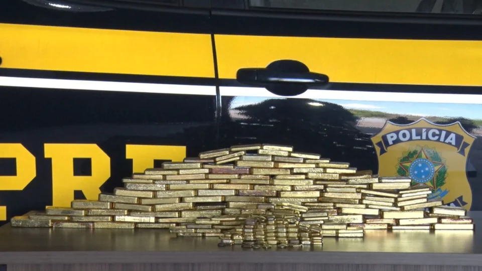 PRF apreende 103kg de ouro em Boa Vista, a maior carga já interceptada em Roraima