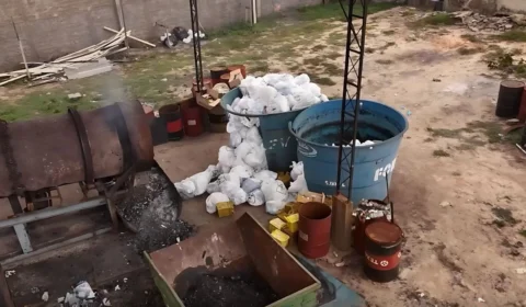 Polícia investiga descarte irregular de resíduo hospitalar na zona rural de Boa Vista