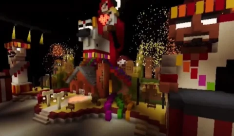 Jovem de Parintins recria Catedral e Bumbódromo no Minecraft e viraliza na web