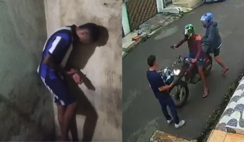 VÍDEO: Suposto ‘tribunal do crime’ em Manaus pune homem acusado de arrastões