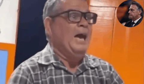 Vídeo flagra apoiador exaltado defendendo Bolsonaro em meio a julgamento no STF