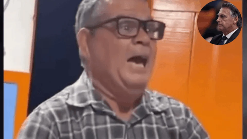 Vídeo flagra apoiador exaltado defendendo Bolsonaro em meio a julgamento no STF