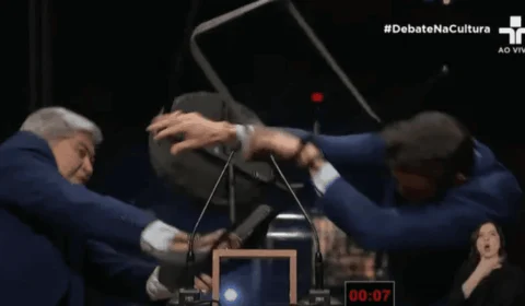 Datena e Pablo Marçal terão audiência de conciliação um ano após cadeirada em debate