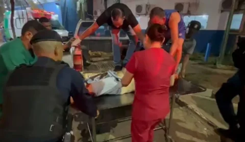 VÍDEO: homem é baleado durante confronto e acaba preso em Porto Velho