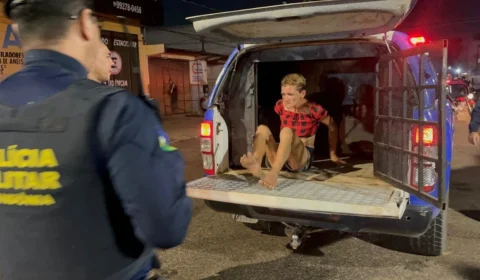 VÍDEO: mulher em situação de rua é presa após furtar celular em Porto Velho