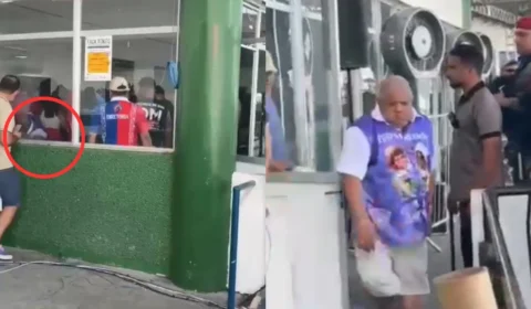 VÍDEO: presidente da Flor Matizada quebra troféu da campeã Tradicional no Festival de Cirandas de Manacapuru