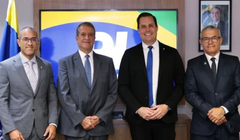Deputado Nicoletti e Prefeito Arthur Henrique se reúnem com presidente do PL sobre disputa ao Senado