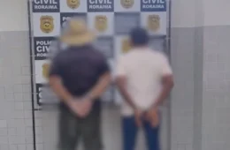 PCRR prende dois homens suspeitos de violência sexual contra adolescente em Caracaraí