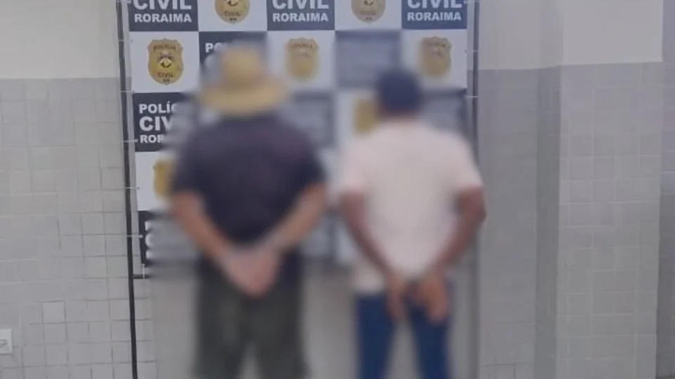 PCRR prende dois homens suspeitos de violência sexual contra adolescente em Caracaraí