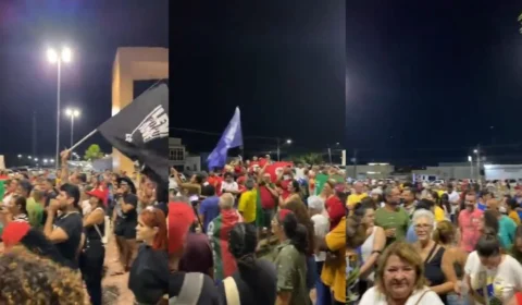 Centenas de pessoas lotam praça e protestam contra a PEC da Blindagem em Boa Vista