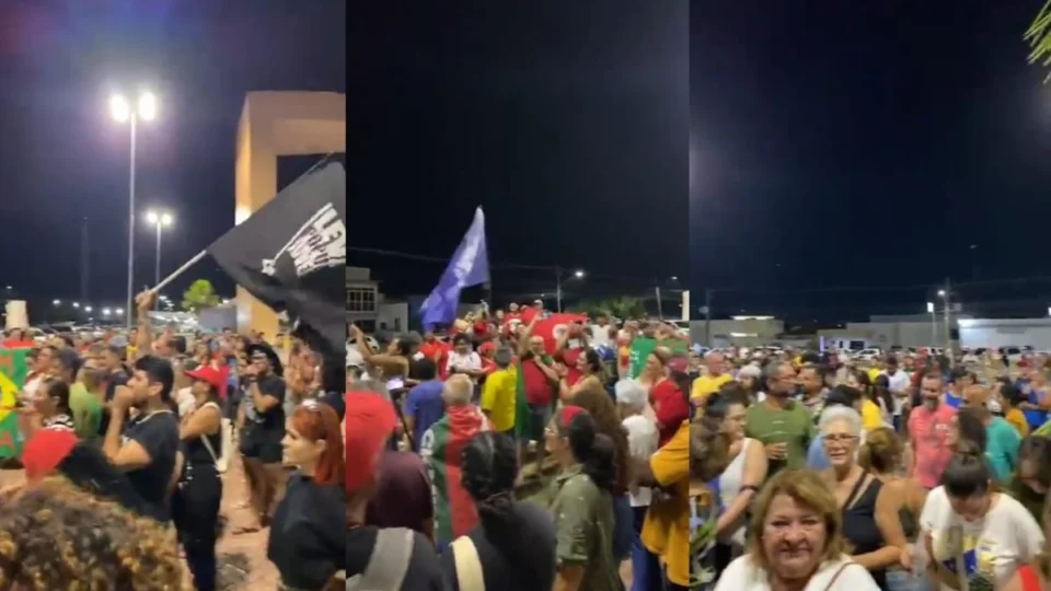 Centenas de pessoas lotam praça e protestam contra a PEC da Blindagem em Boa Vista