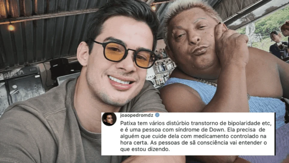 João Pedro sai em defesa de Patixa Teló após polêmica em vídeo: ‘ela precisa de alguém que cuide dela’