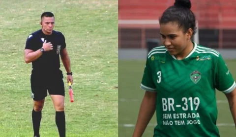 Árbitro é afastado após ex-namorada denunciar agressão; vítima é jogadora do Manaus FC