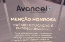 Avancei Brasil recebe menção honrosa por projeto com estudantes indígenas em Uiramutã