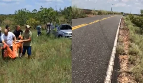 Mulher morre após carro capotar na RR-205 entre Boa Vista e Alto Alegre