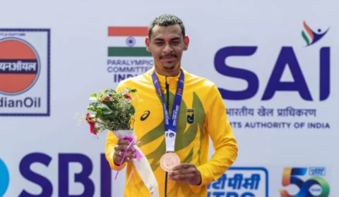 Kesley Teodoro conquista bronze no Mundial de Atletismo em Nova Délhi e reafirma destaque no cenário paralímpico