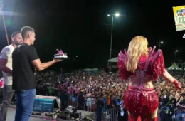 VÍDEO: Cantora Joelma arrasta multidão na festa dos 111 anos da capital; confira a reportagem